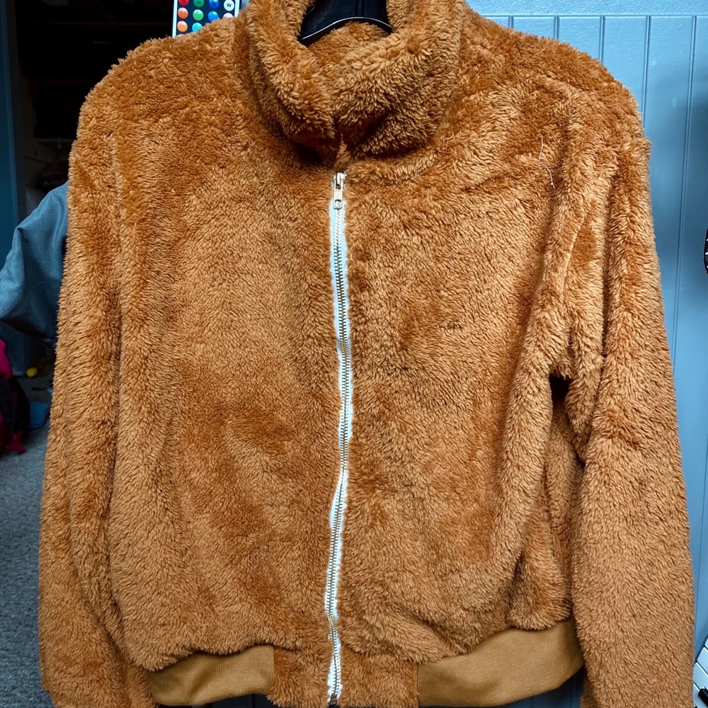 Fuzzy Teddy Coat